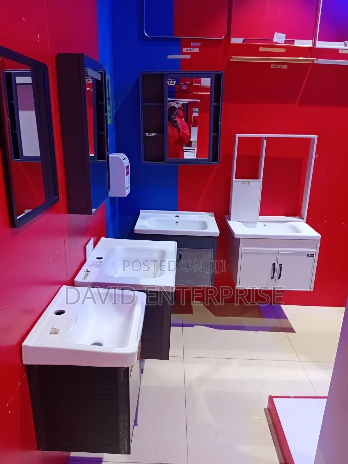 Cabinet Basin With Mirror