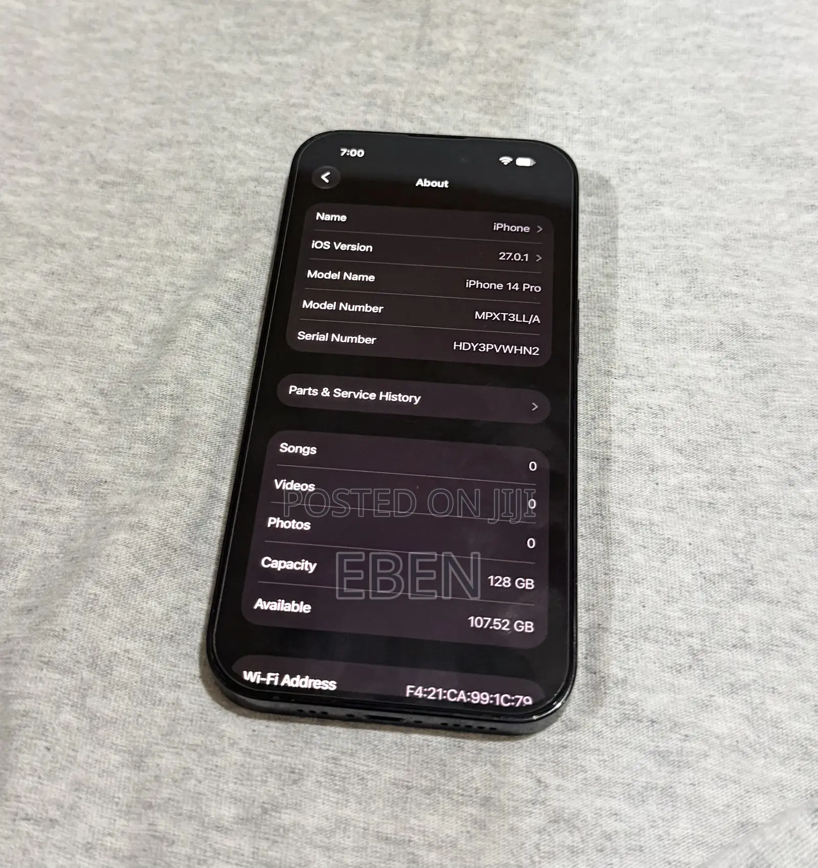 Apple iPhone 14 Pro 128 GB Black