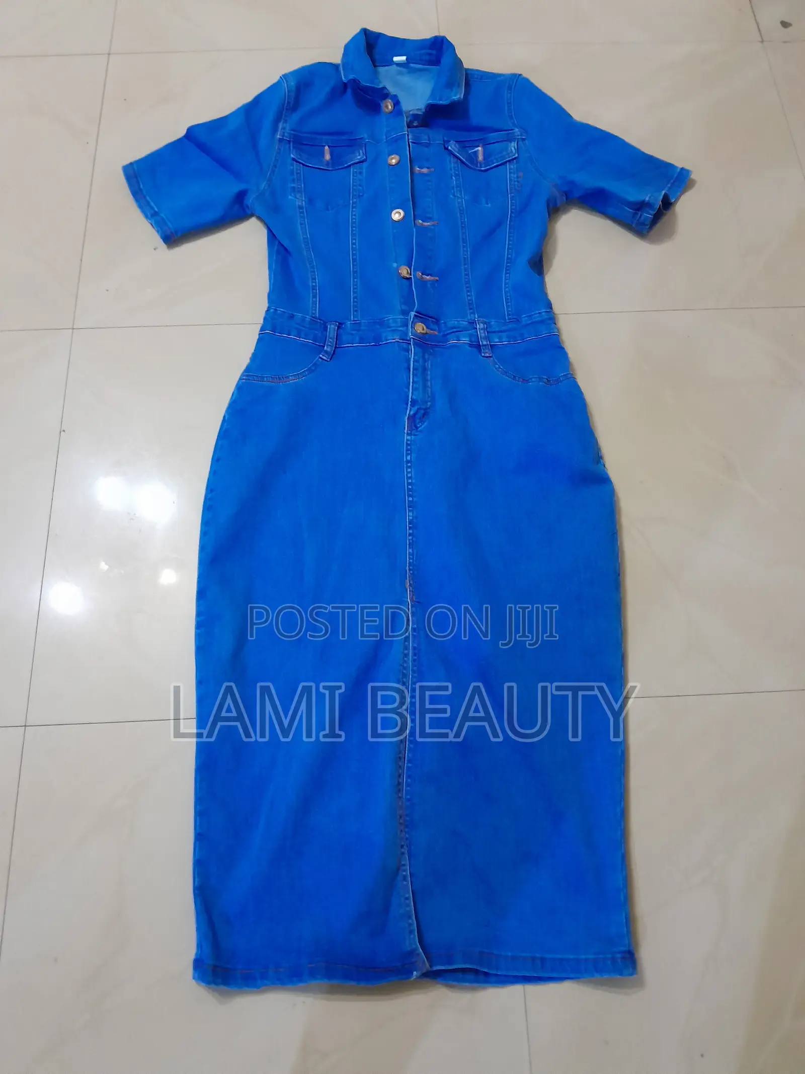Body Cone Jeans Gown