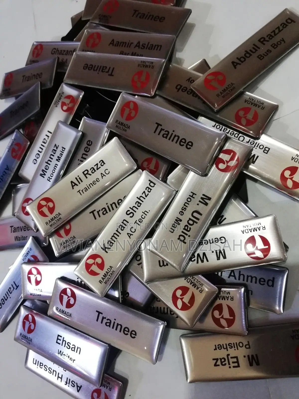 Name Tag With Branding