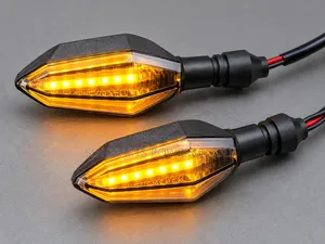 Motorcycle LED Turn Signal Lights 27 Modes Waterproof Indicator Pair