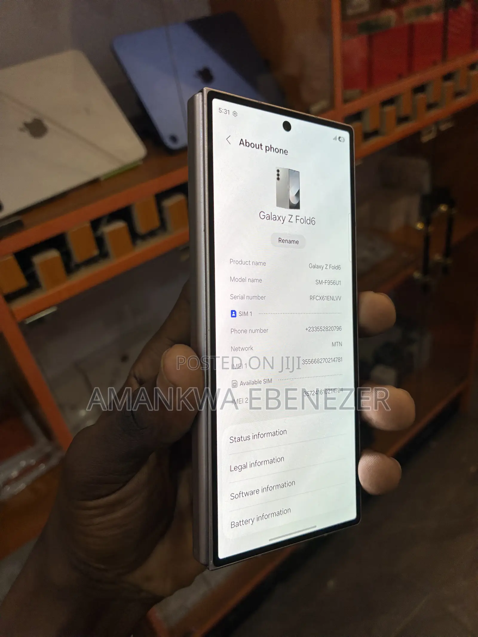 New Samsung Galaxy Z Fold6 512 GB Silver