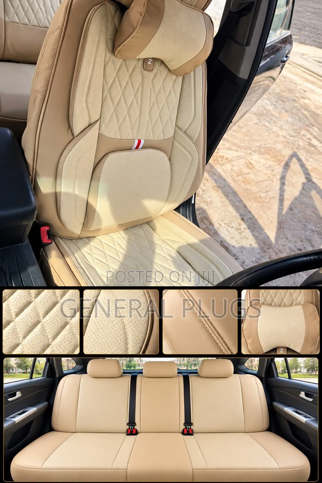 Enjoy Luxury Classy Finish ;5 Seater Original Leather Car Seat Covers
