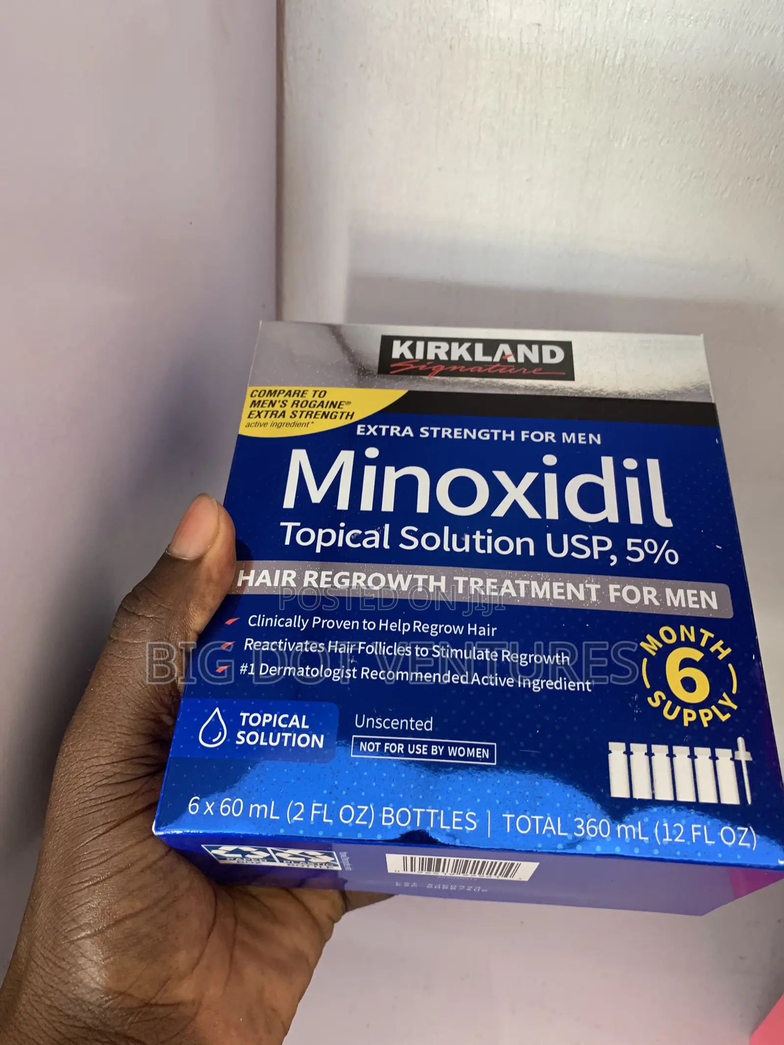 Kirkland Minoxidil Hair Growth Treatment (Supply Pack)