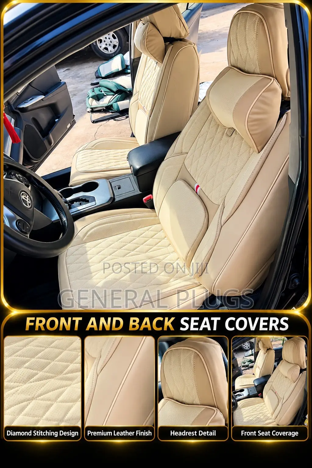 Discover Versatile Coverings; 5 Seater Original Leather Car Seat Cover