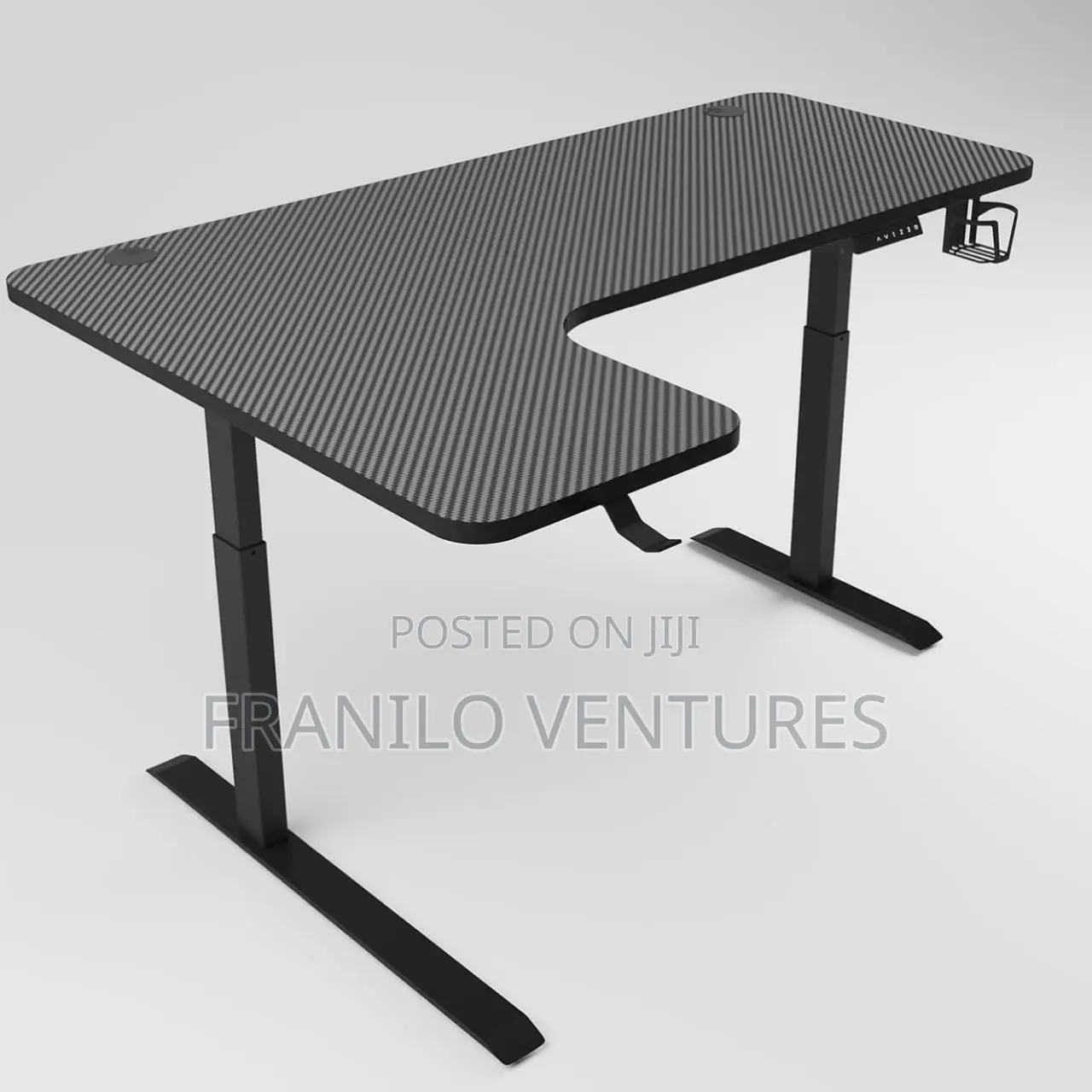 L Shape Electric Adjustable Desk( Non RGB) Premium Brand