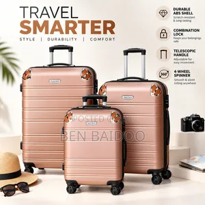 Original Plastic Travelling Luggage 3in1 (Comfort, Luxury & Lifestyle)