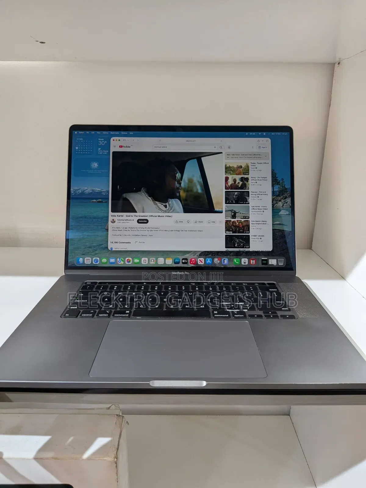 Laptop Apple MacBook Pro 2019 16GB Intel Core i7 SSD 512GB