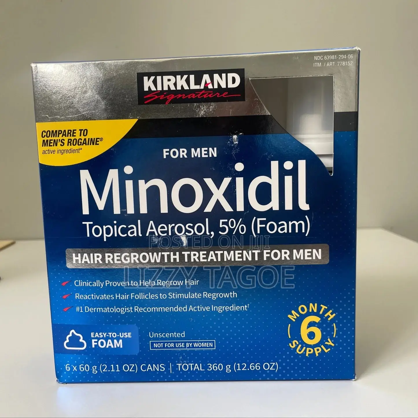 Kirkland Foam (Quick Dry /Works Faster -for Hairline and Beard Growth)