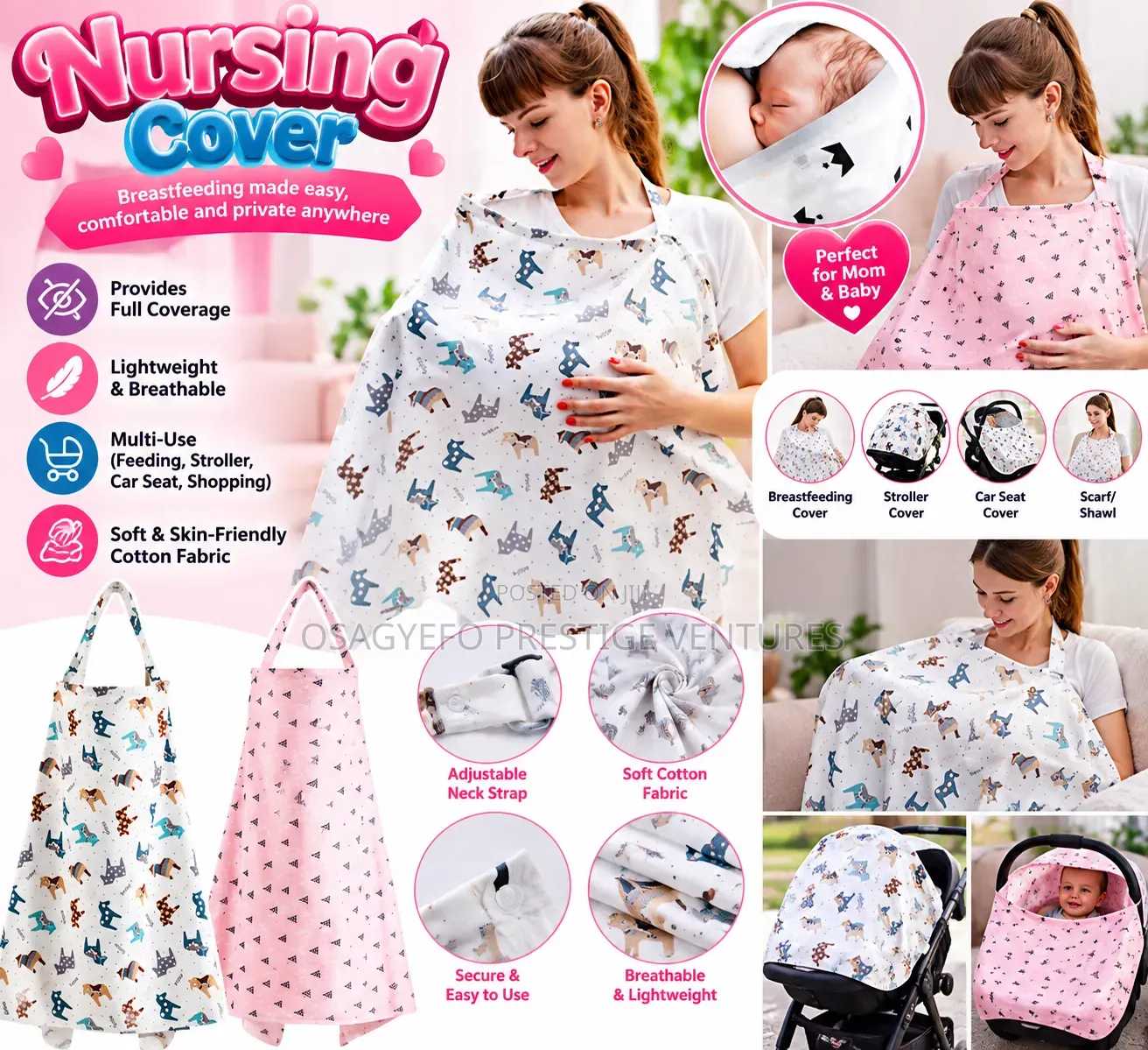 Nursing Cover – Comfort for Mom & Baby! 