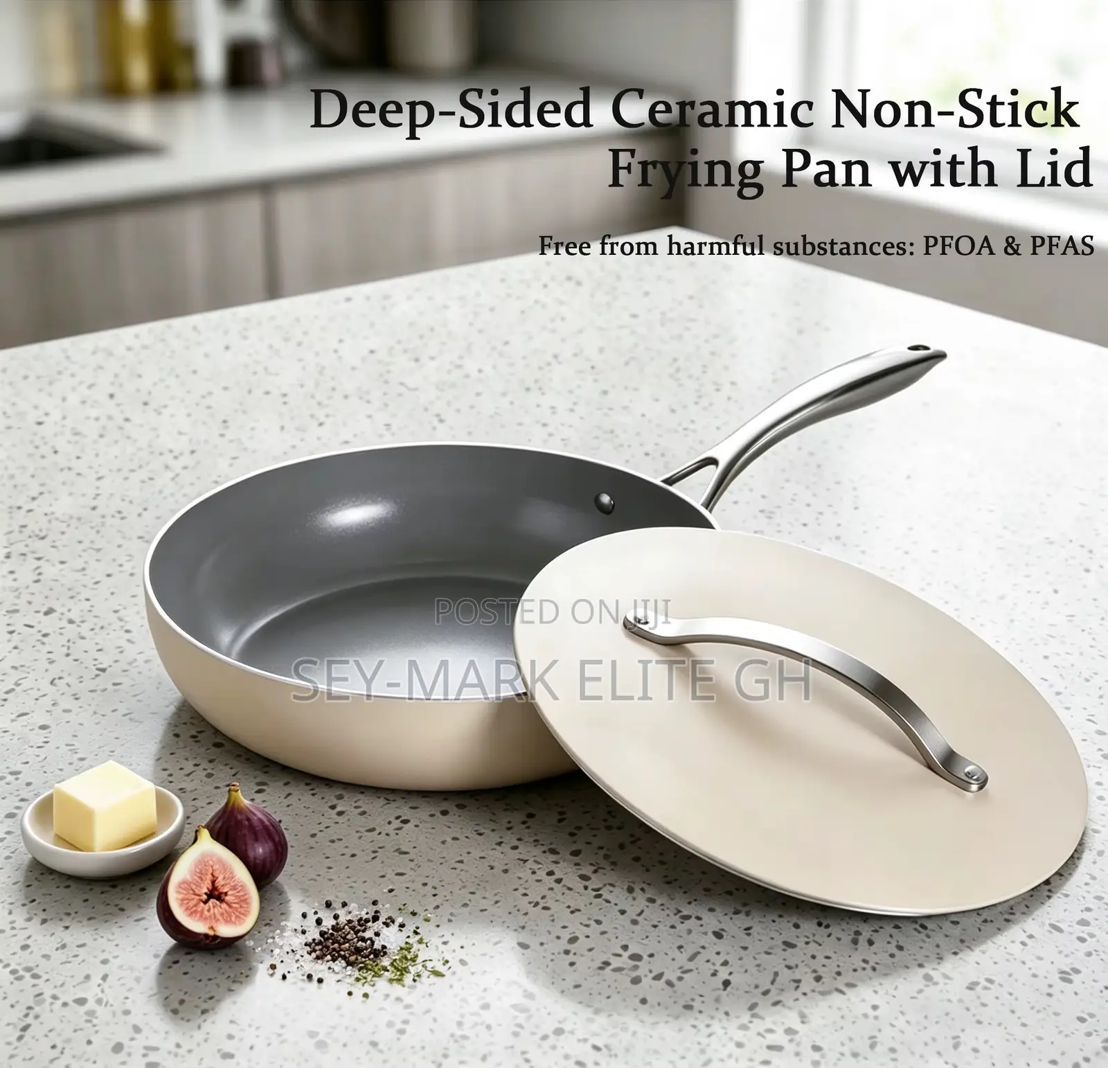 4 Set CONTAY Non-Stick Ceramic Cookware