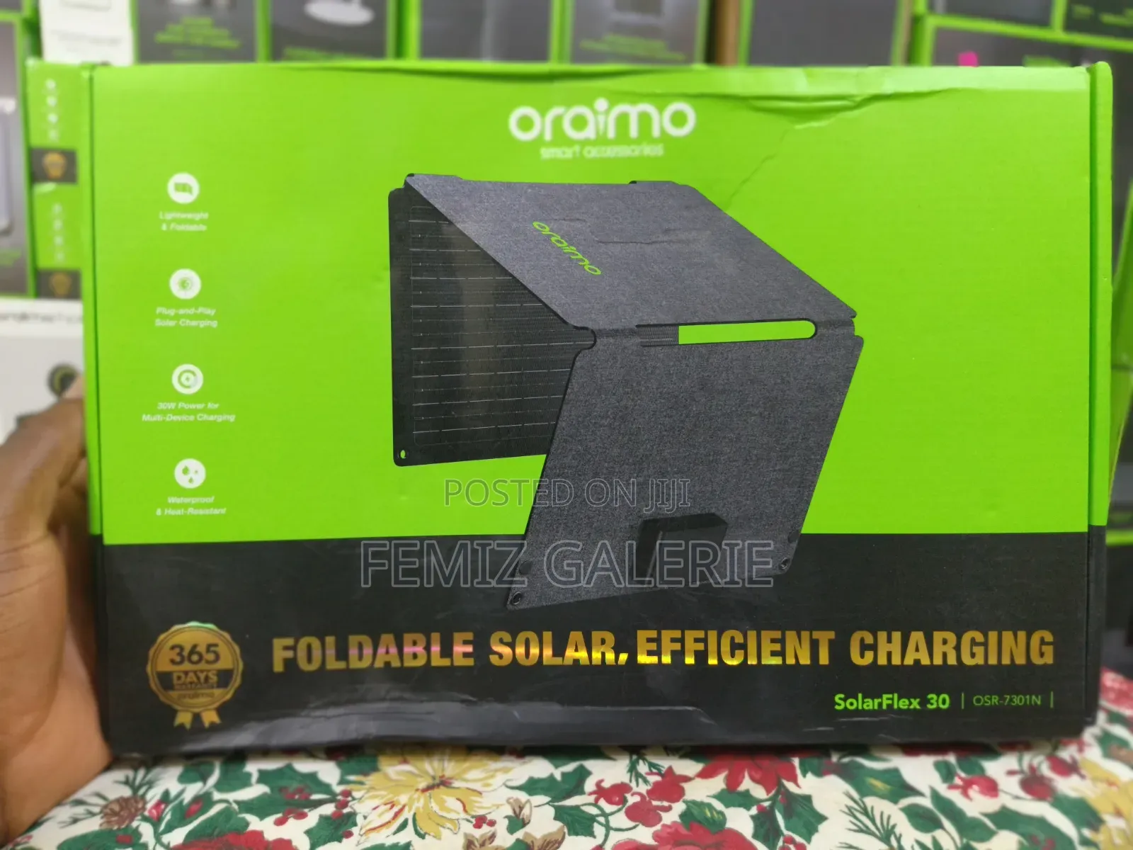 Oraimo Solarflex 30 30w Portable Solar Panel