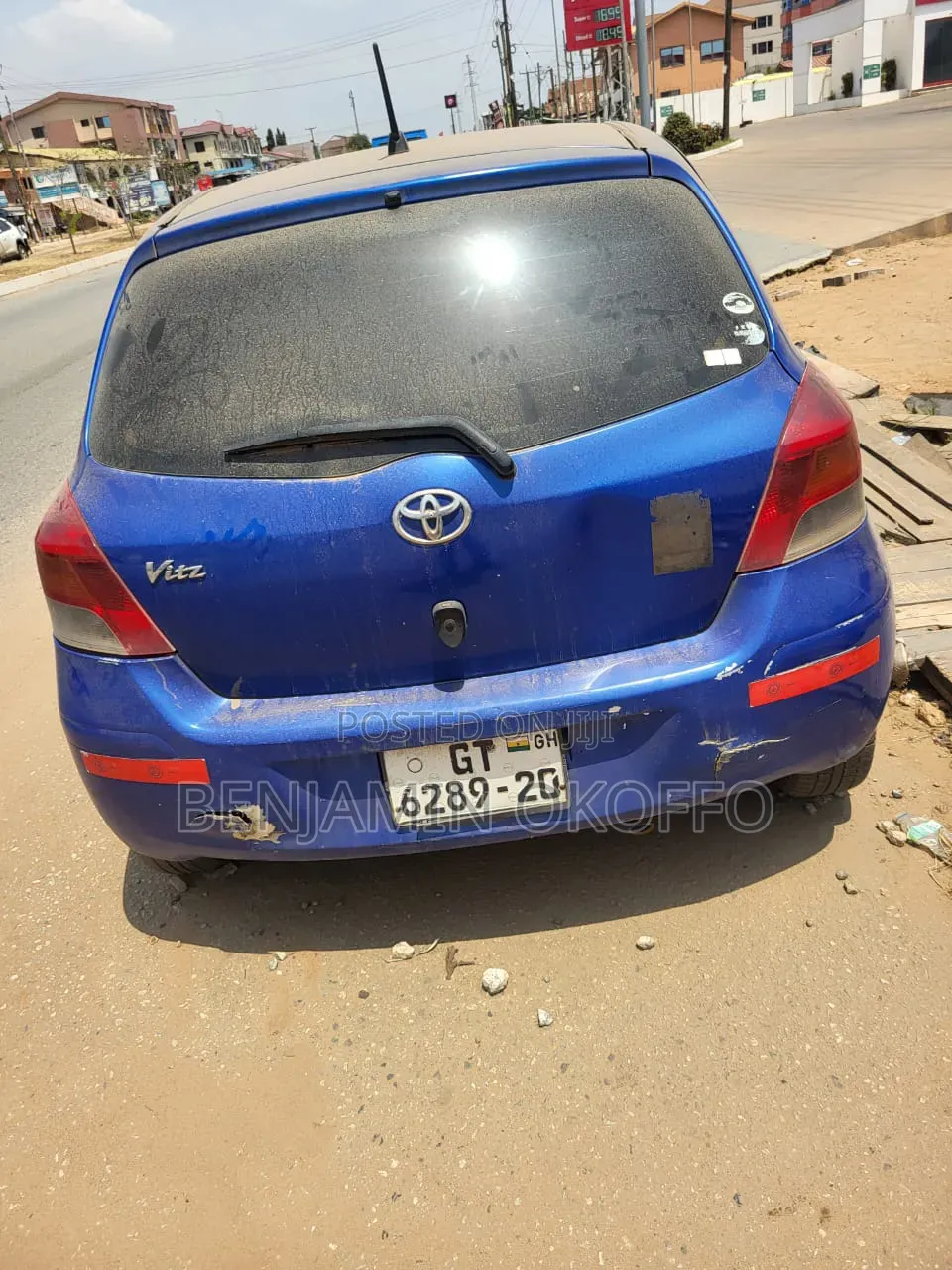 Toyota Vitz 1.3 FWD 3dr 2008 Blue