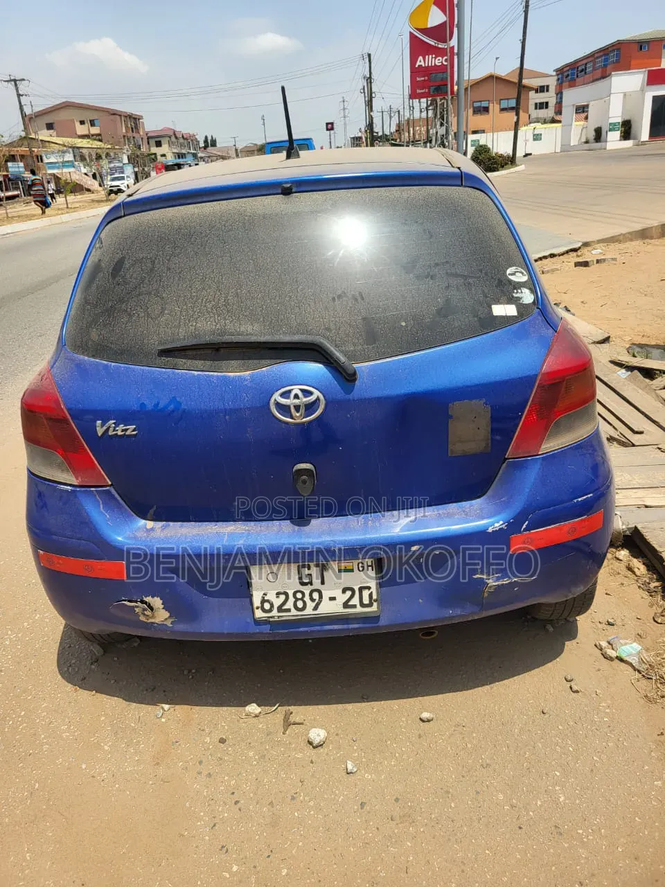 Toyota Vitz 1.3 FWD 3dr 2008 Blue