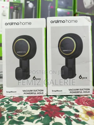 Oraimo SnapMount Easy Install Heavy-Duty Vacuum Suction Cup Hooks-6pcs
