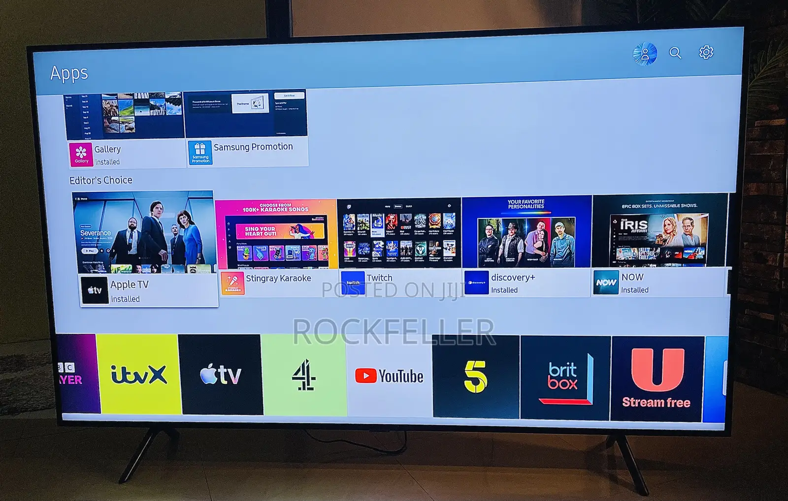 UK Used Samsung Crystal 4K UHD HDR Smart Digital 65 Inches