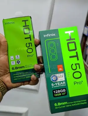 New Infinix Hot 50 Pro+ 4G 256 GB Black