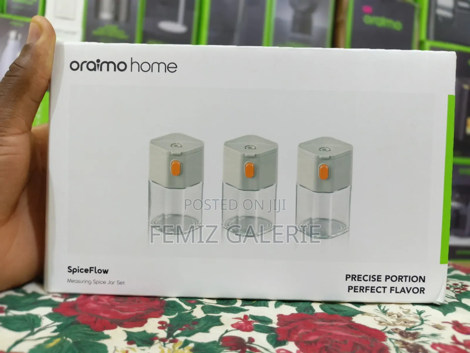 Oraimo SpiceFlow Precise Detachable Measuring Spice Jar Set