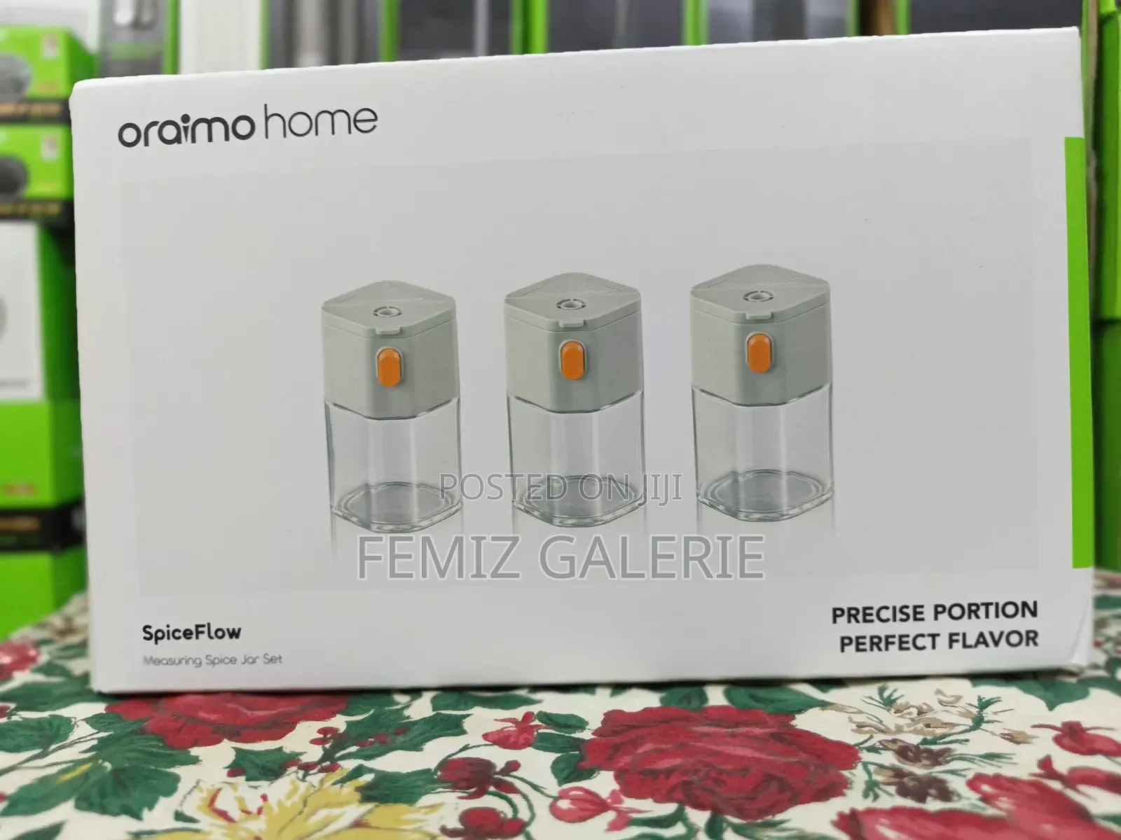 Oraimo SpiceFlow Precise Detachable Measuring Spice Jar Set