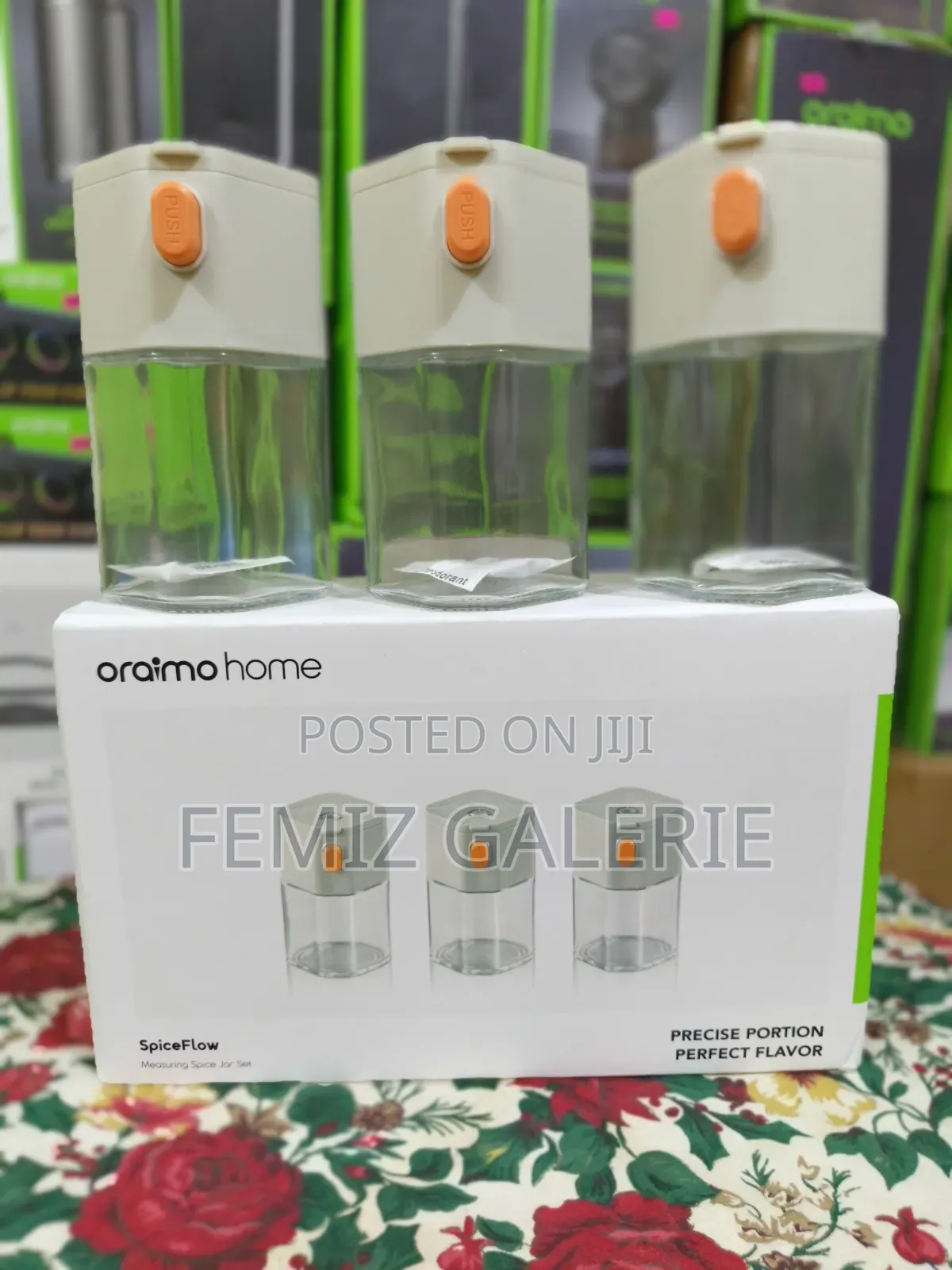 Oraimo SpiceFlow Precise Detachable Measuring Spice Jar Set
