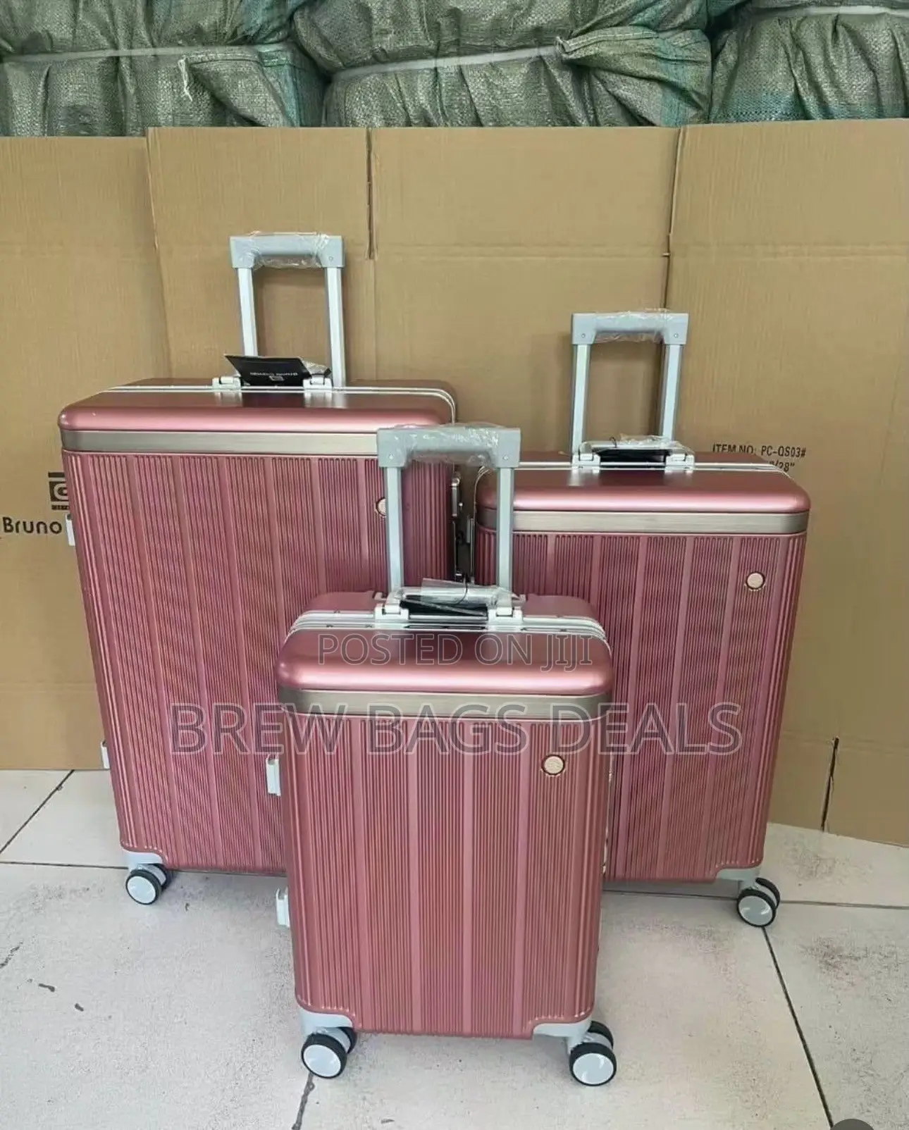Premium Quality Goodpartner 3set Zipless Aluminum Locks Traveling Bag