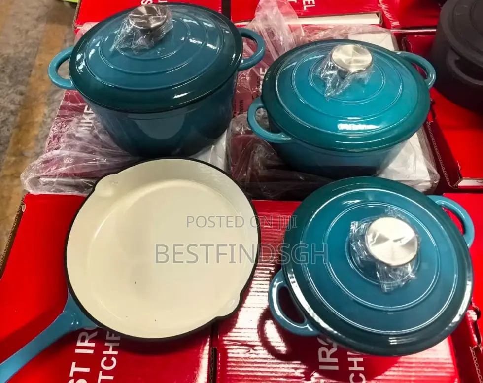 4-Piece Cast Iron Cookware Set