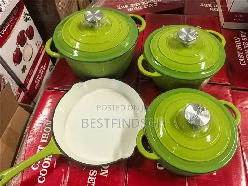 4-Piece Cast Iron Cookware Set