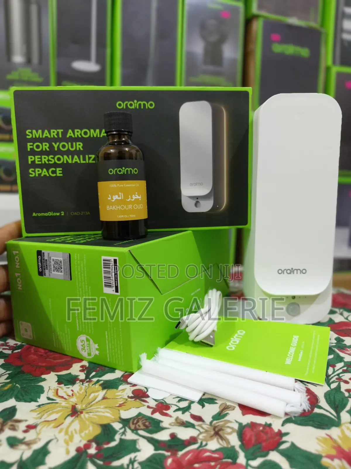 Oraimo AromaGlow 2 Wall-Mount Sensor Night Light Oil Diffuser