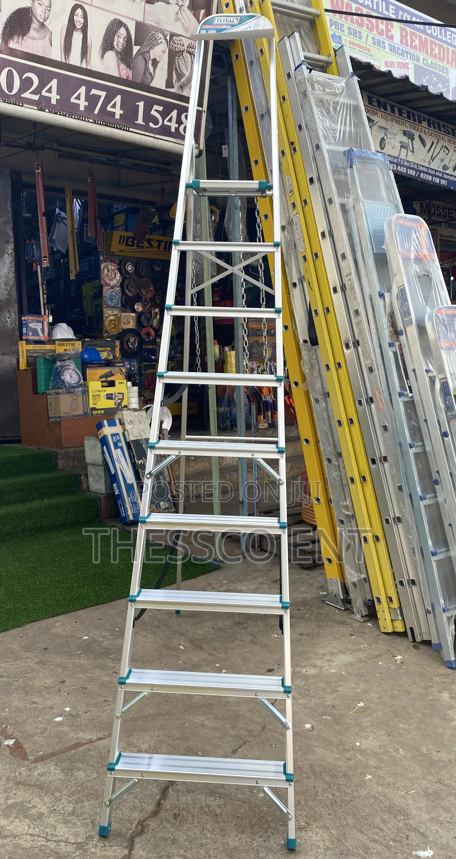 Household Ladder 9steps Total