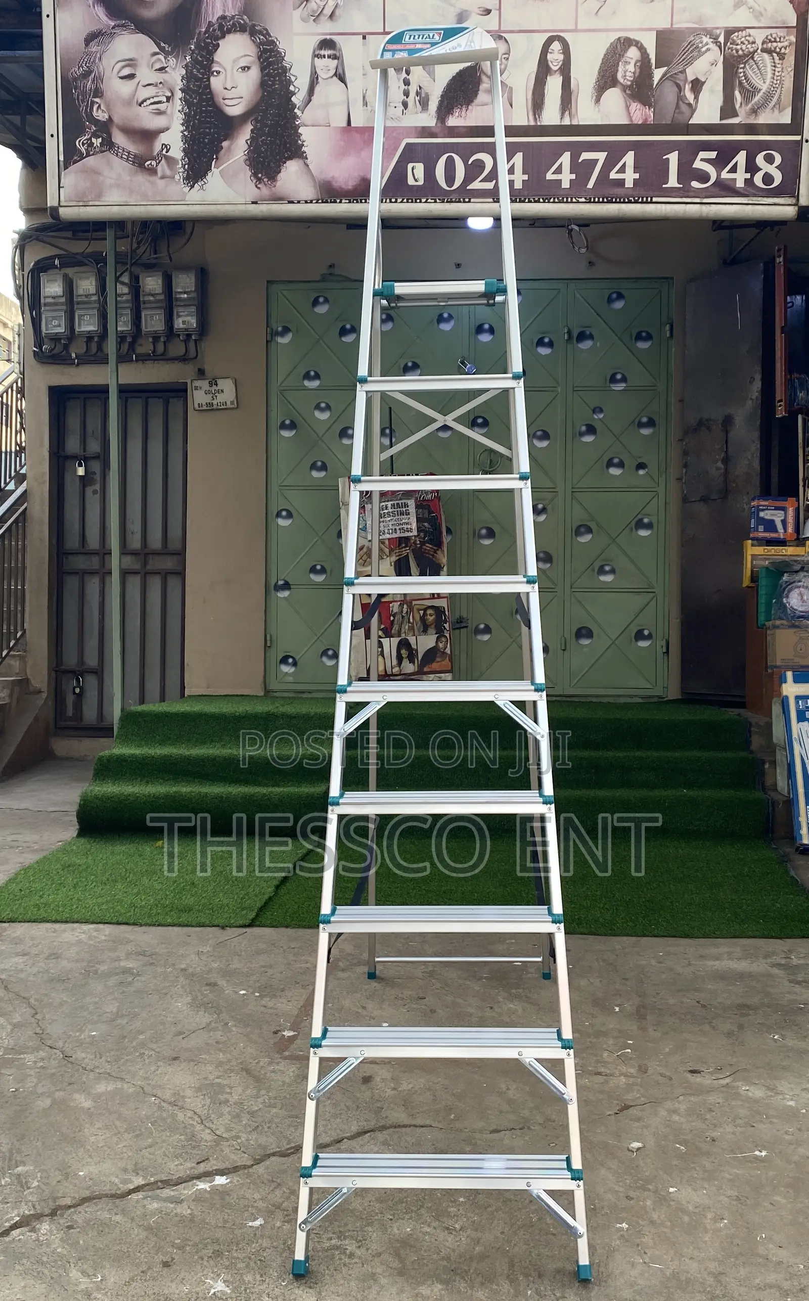 Household Ladder 9steps Total