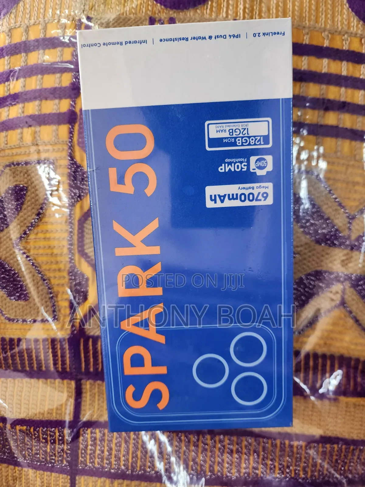 New Tecno Spark 50 128 GB Black