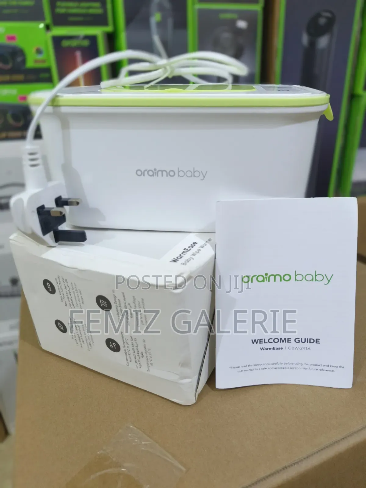 Oraimo WarmEase Baby Wipes Warmer With Adjustable Temperature