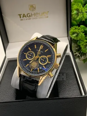 TAG Heuer Carrera Chronograph Leather Watch for Men