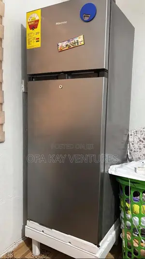 Hisense Double Door Refrigerator 205L