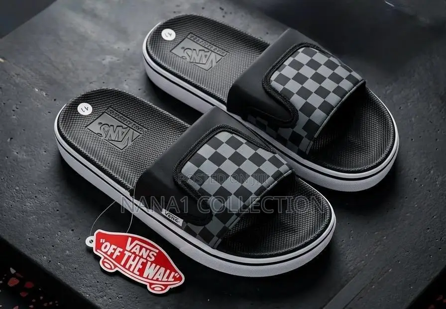 Vans Checkerboard UltraCush Slide - On Sandals