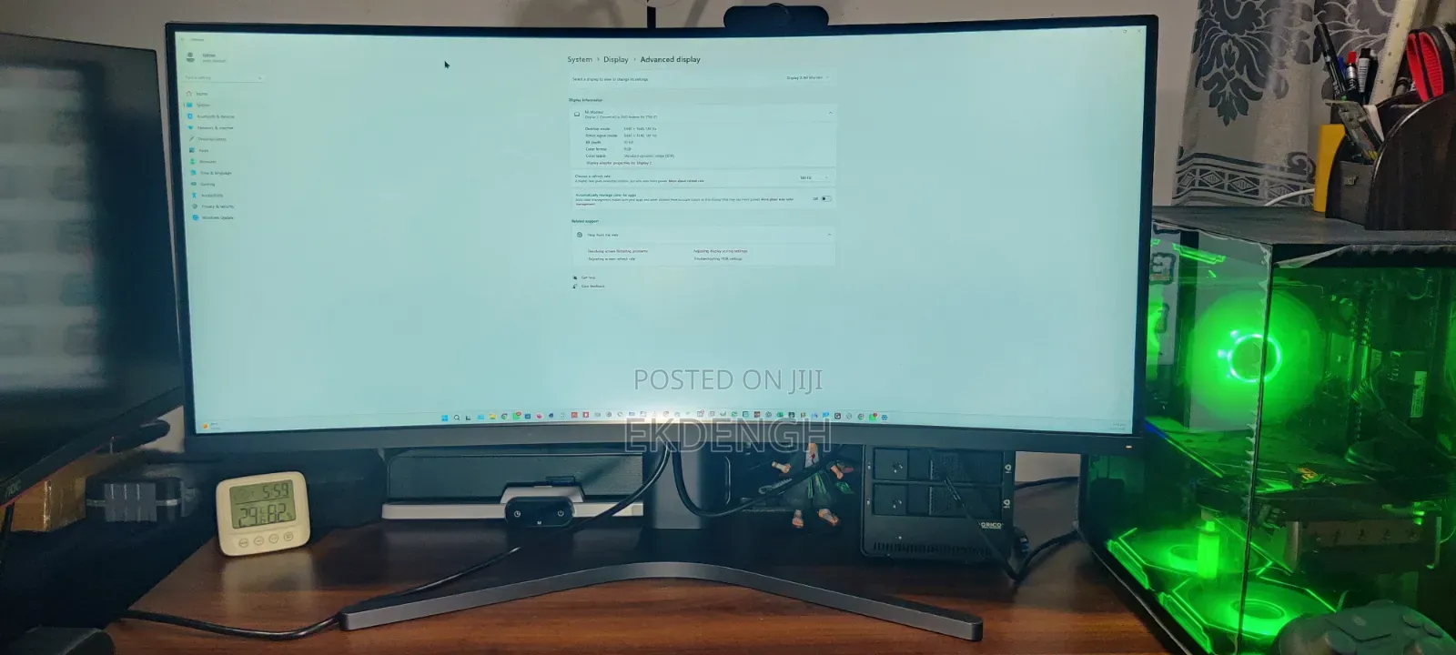 Xiaomi XMMNTWQ34 | 34" UltraWide Curved 3440×1440 WQHD 144Hz