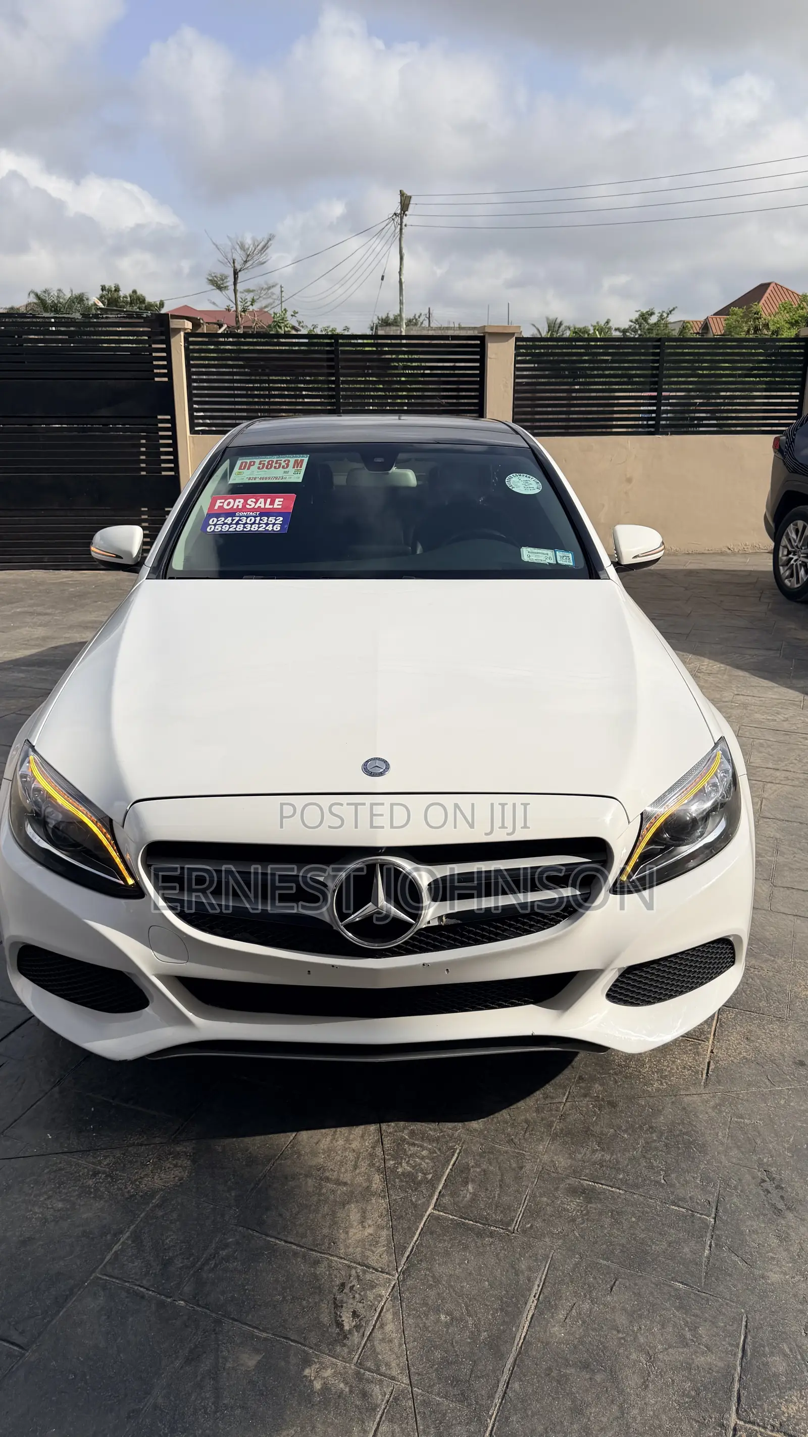 Mercedes-Benz C300 Sport 4Matic Sedan AWD (2.0L 4cyl 7A) 2017 White