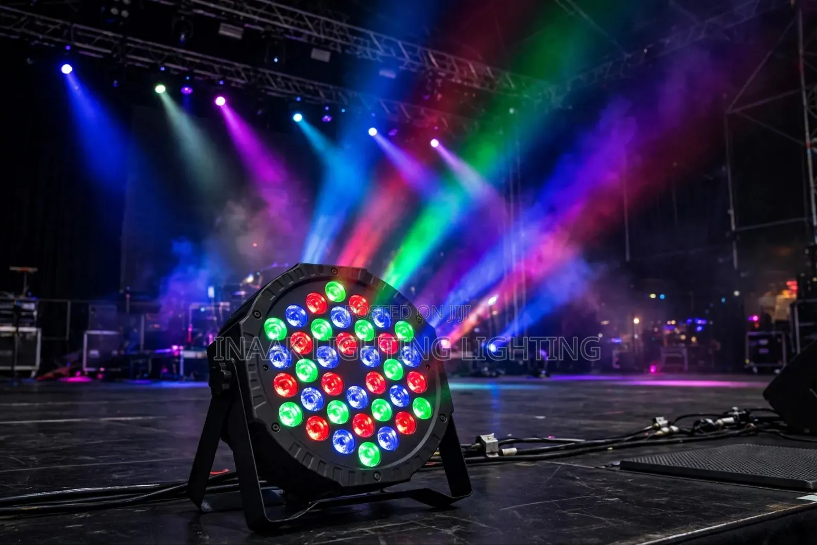 36 LED RGB Par Stage Light With Remote - DJ Disco Party Light
