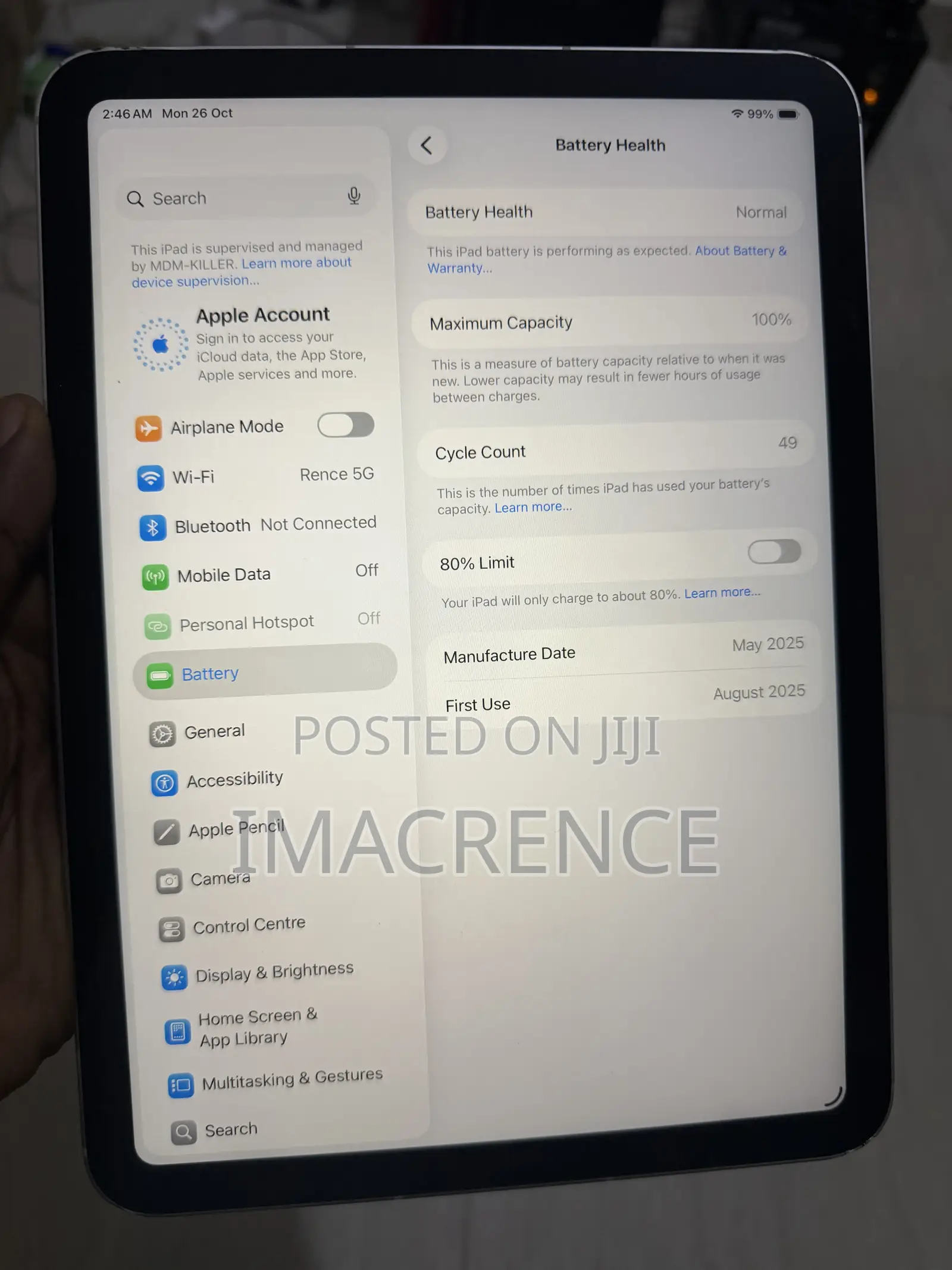 Apple iPad (2025) 128 GB Silver