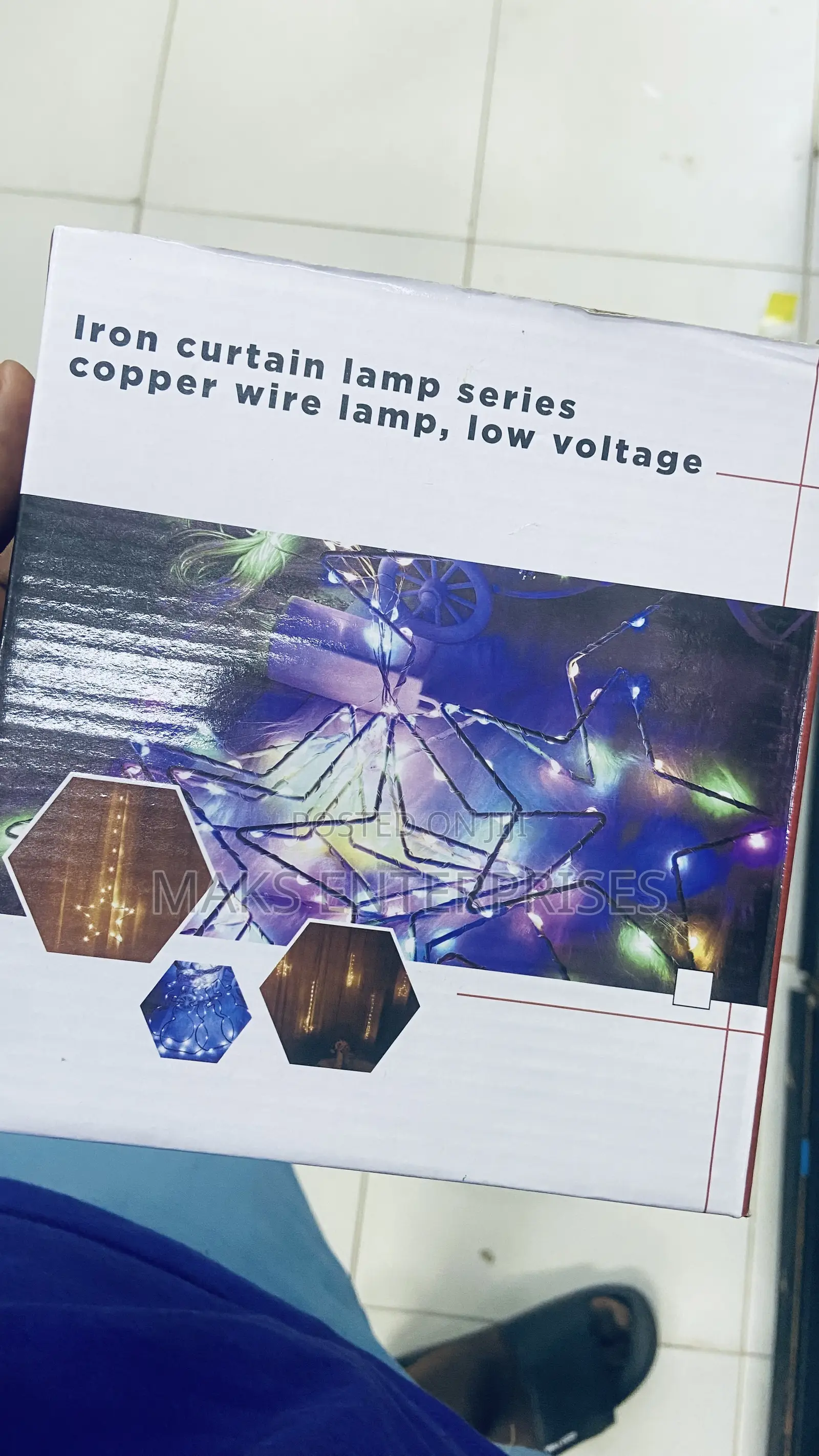 Christmas Lights With Designed Shapes