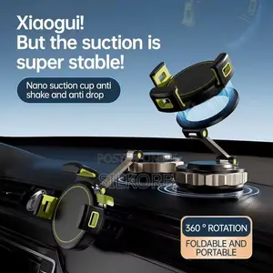 2-in-1 Rotating Magnetic + Adjustable Grip Holster Twist Suction
