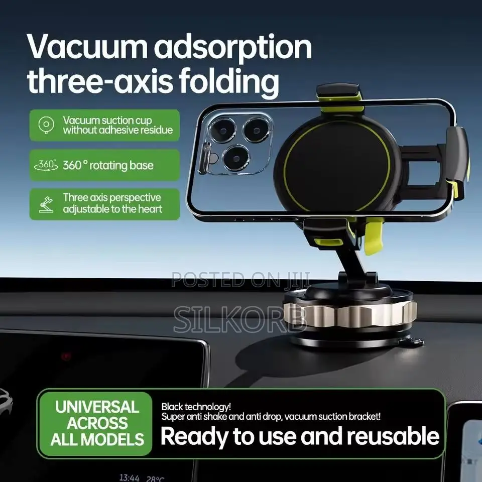2-in-1 Rotating Magnetic + Adjustable Grip Holster Twist Suction