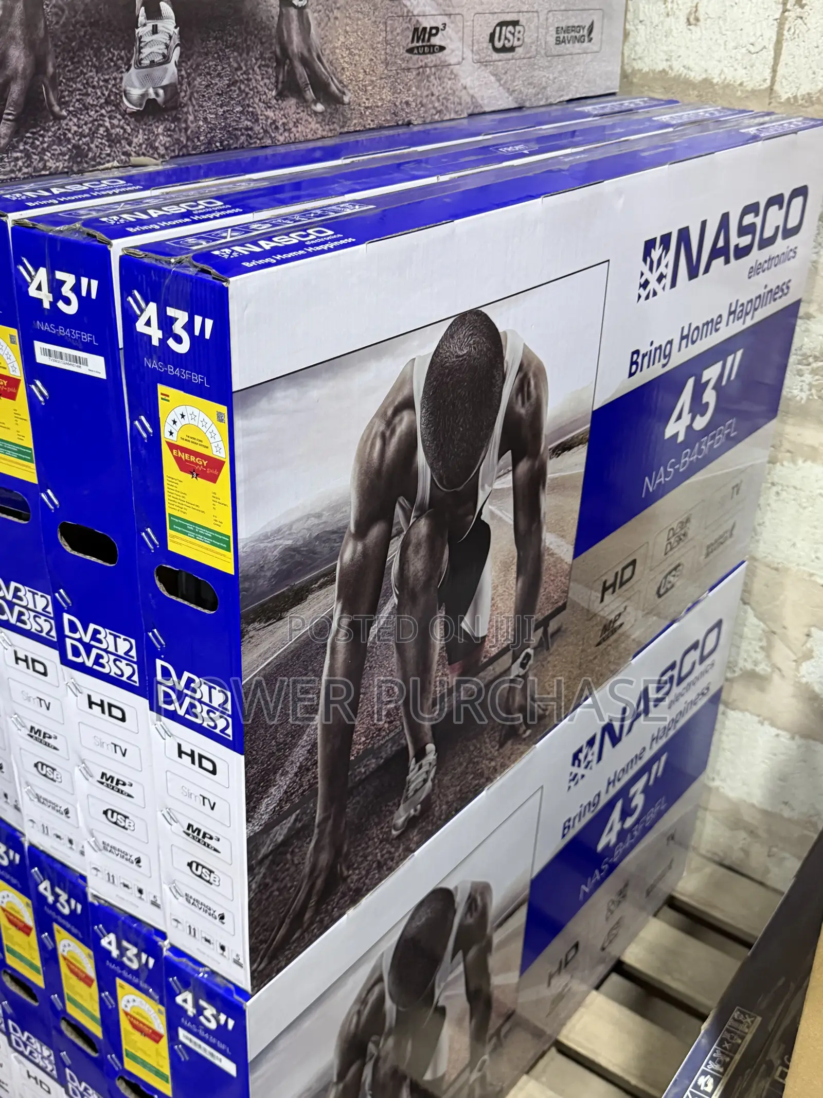  Nasco 43” HD Led TV – Nas-B43fbfl