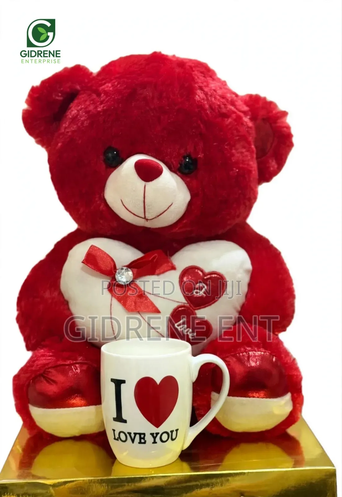 Medium Teddybear Red