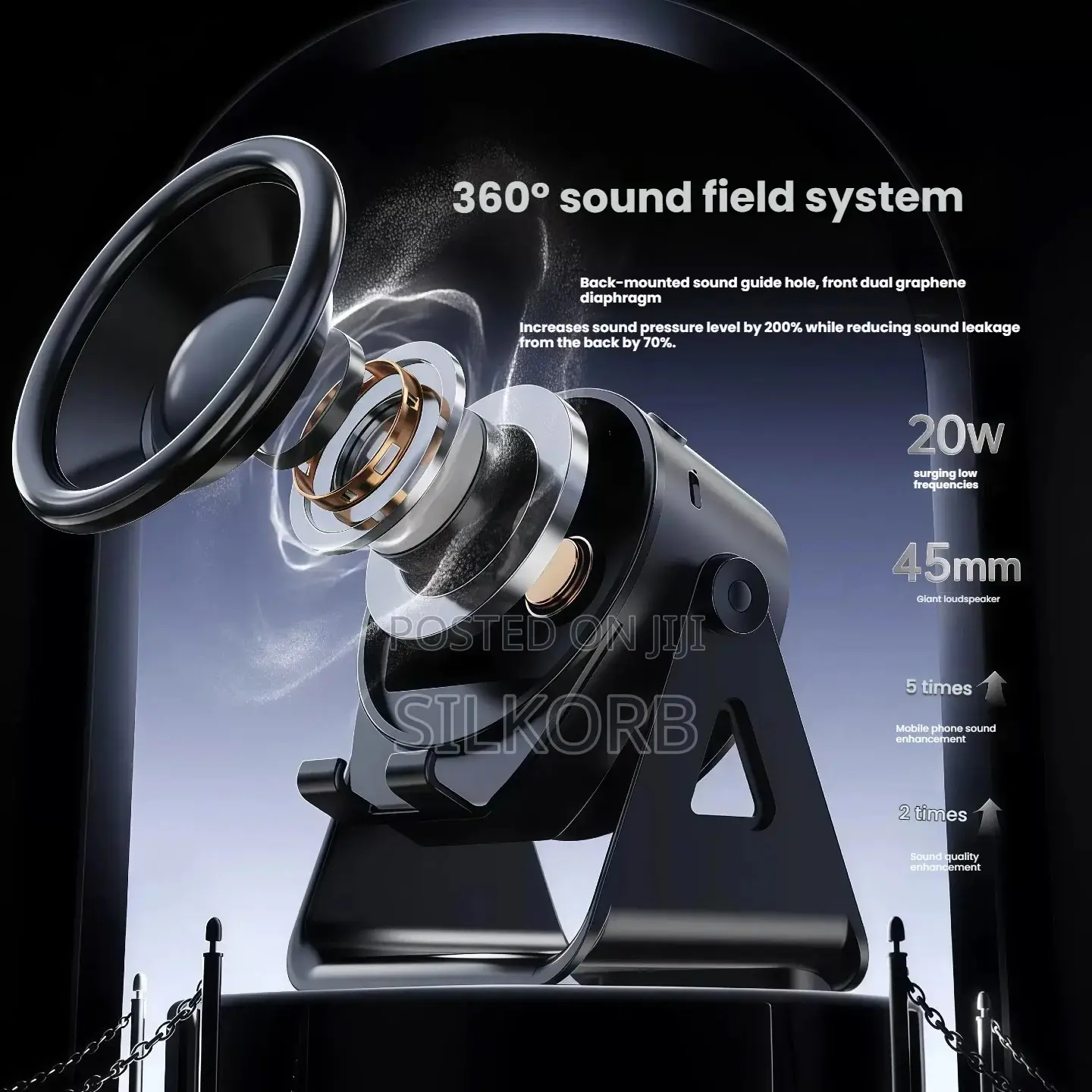 Wireless Charging + Induction/Bluetooth Speaker