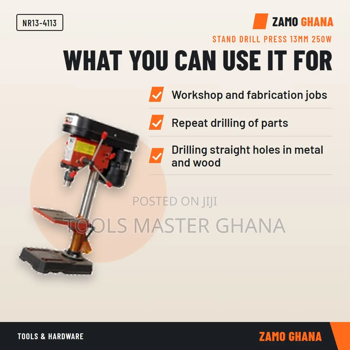 Stand Drill Press 13Mm 250W - NR13-4113
