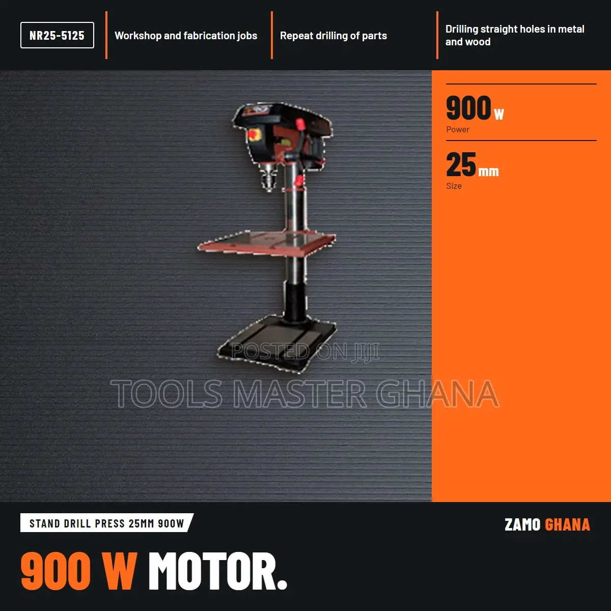 Stand Drill Press 25Mm 900W - NR25-5125