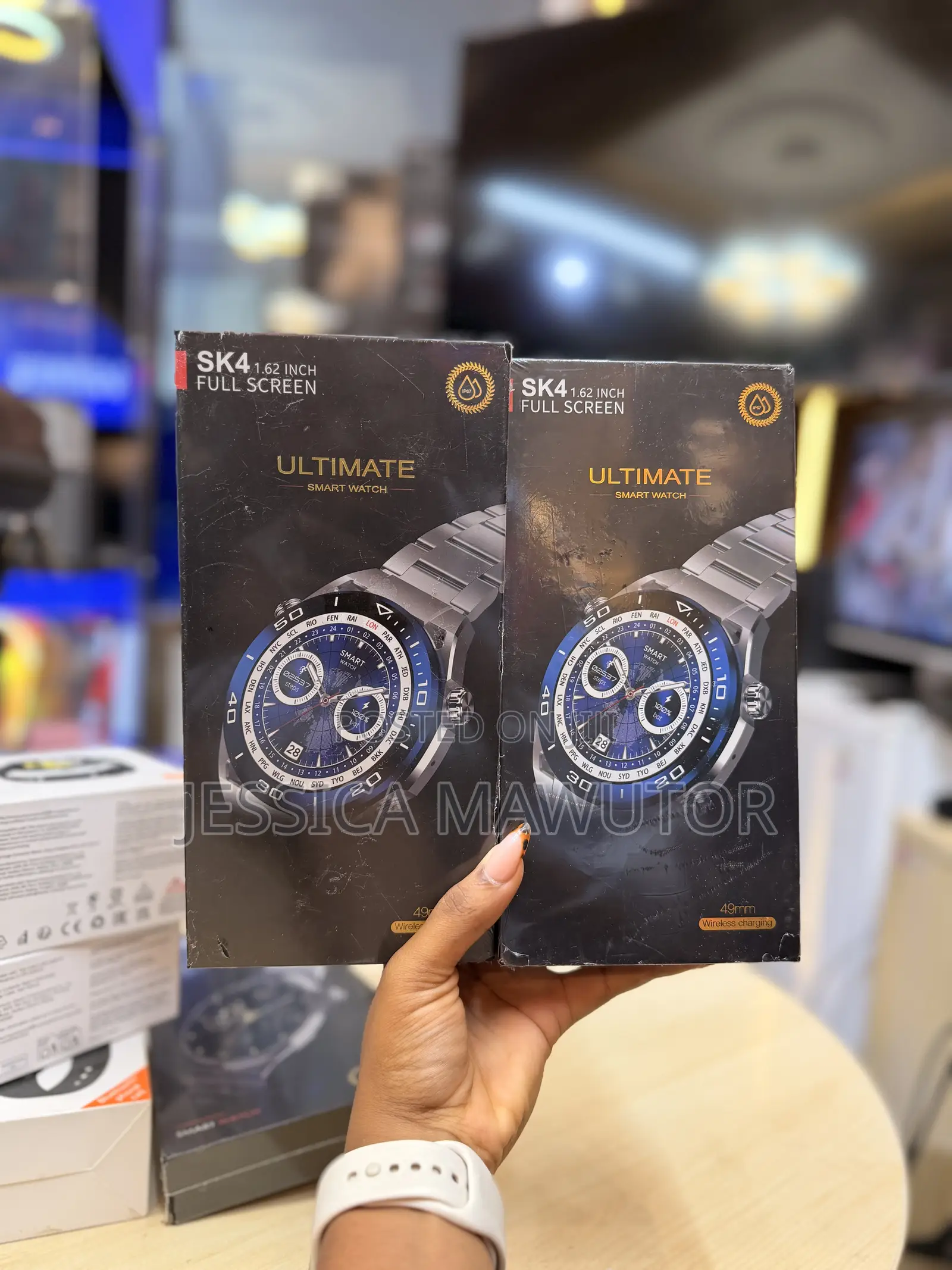 W26 1.75 Inch IPS Color Screen Smart Watch, IP68 Waterproof