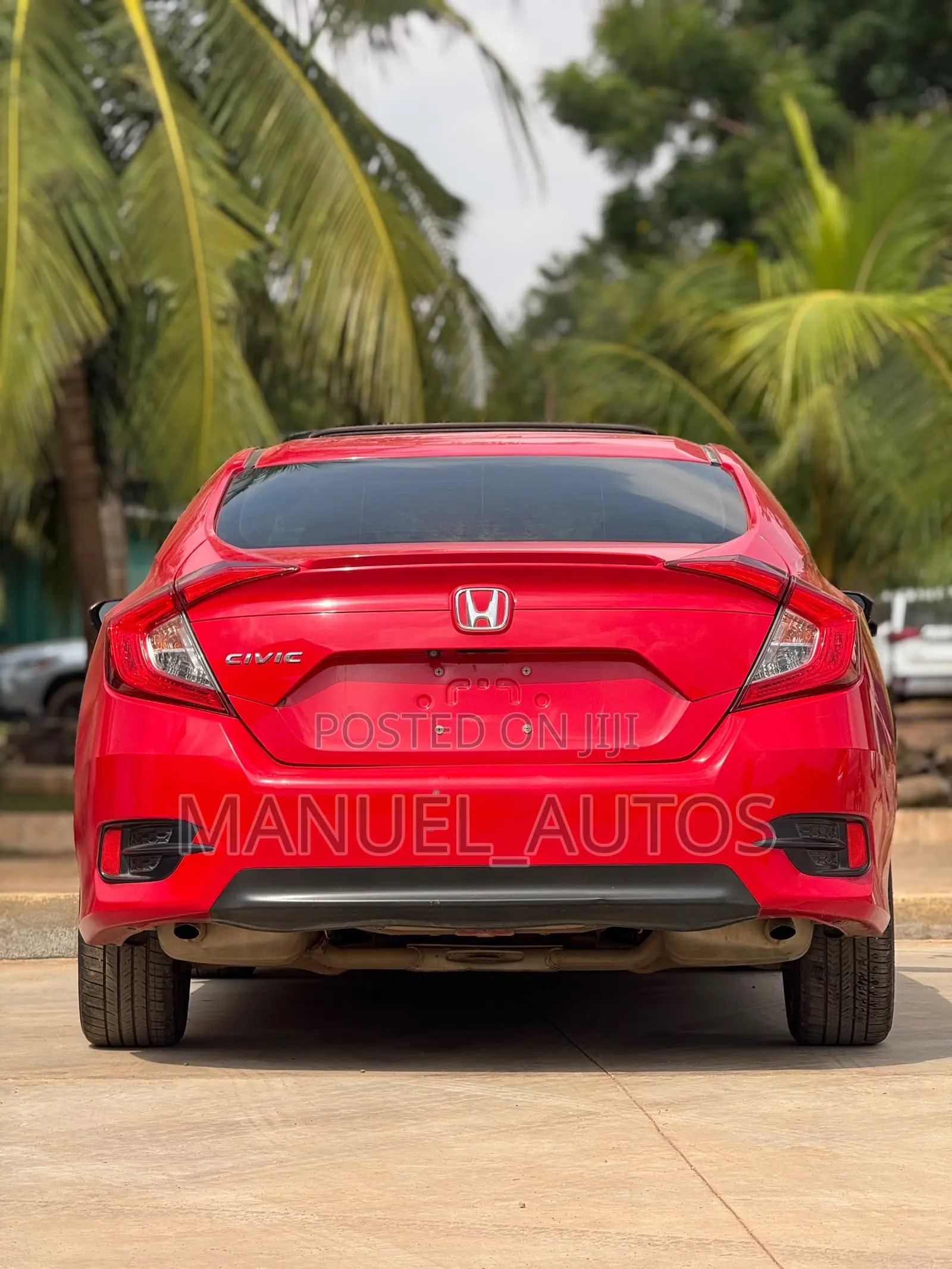 Honda Civic EX Sedan 2018 Red