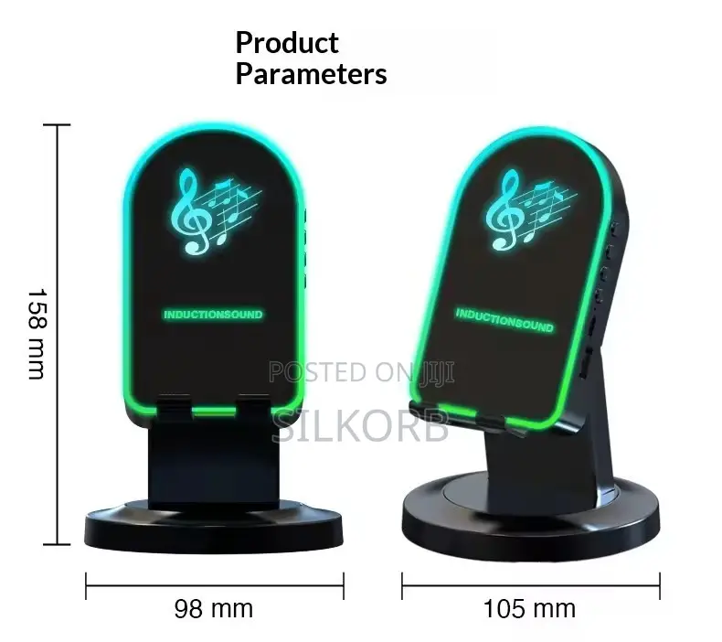 Wireless Charging + Induction/Bluetooth Speaker